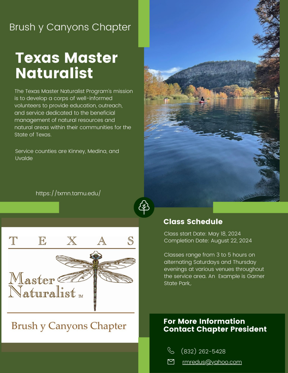 Texas Master Naturalist Classes Begin Uvalde